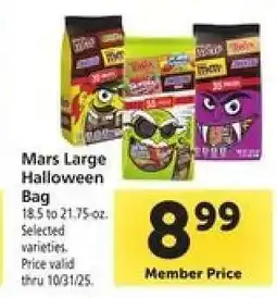 Safeway Mars Large Halloween Bag offer