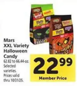 Safeway Mars XXL Variety Halloween Candy offer