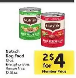 Safeway Nutrish Dog Food offer
