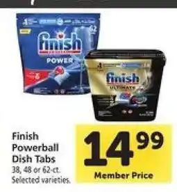 Safeway Finish Powerball Dish Tabs offer