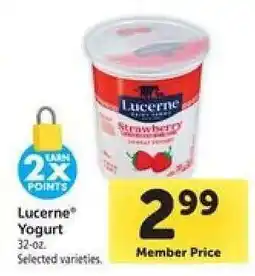 Safeway Lucerne Yogurt offer