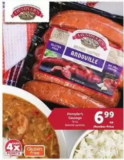 Safeway Hempler's Sausage offer