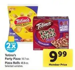 Safeway Totino's Party Pizza & Pizza Rolls offer