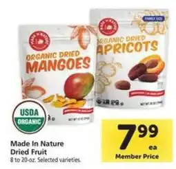 Safeway Made In Nature Dried Fruit offer