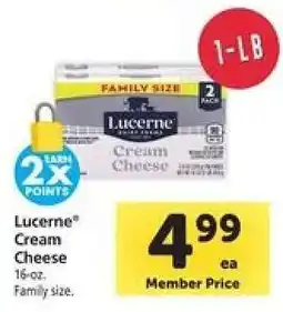 Safeway Lucerne Cream Cheese offer