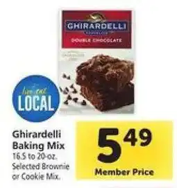 Safeway Ghirardelli Baking Mix offer