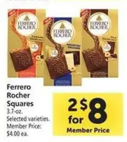 Safeway Ferrero Rocher Squares offer