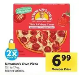 Safeway Newman's Own Pizza offer