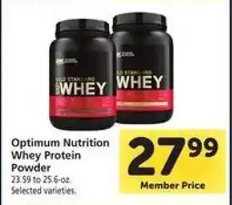 Safeway Optimum Nutrition Whey Protein Powder offer