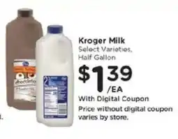 Kroger Kroger Milk offer