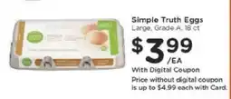 Kroger Simple Truth Eggs offer