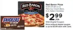 Kroger Red Baron Pizza or Mars Ice Cream Bars offer