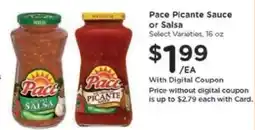 Kroger Pace Picante Sauce or Salsa offer