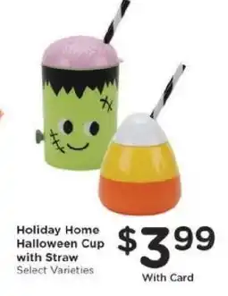 Kroger Holiday Home Halloween Cup with Straw offer