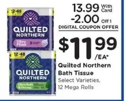 Kroger Quilted Northern Bath Tissue offer