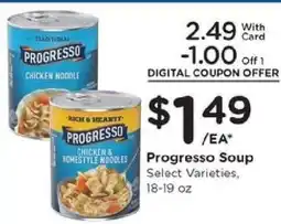 Kroger Progresso Soup offer
