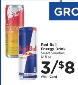 Kroger Red Bull Energy Drink offer