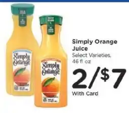 Kroger Simply Orange Juice offer
