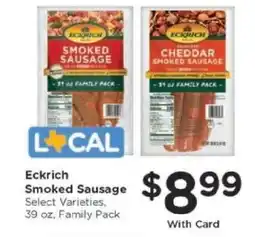 Kroger Eckrich Smoked Sausage offer