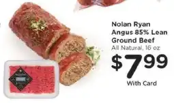 Kroger Nolan Ryan Angus 85% Lean Ground Beef offer