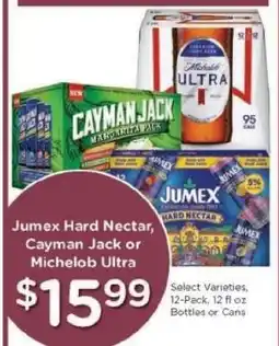 Kroger Jumex Hard Nectar, Cayman Jack or Michelob Ultra offer