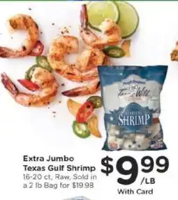 Kroger Extra Jumbo Texas Gulf Shrimp offer