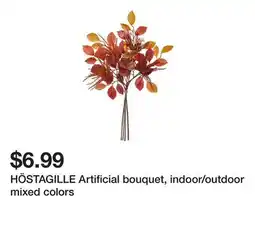 Ikea HÖSTAGILLE Artificial bouquet, indoor/outdoor mixed colors offer
