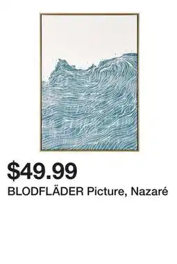 Ikea BLODFLÄDER Picture, Nazaré offer