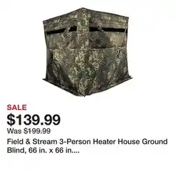 Tractor Supply Company Field & Stream 3-Person Heater House Ground Blind, 66 in. x 66 in. x 72 in offer