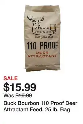 Tractor Supply Company Buck Bourbon 110 Proof Deer Attractant Feed, 25 lb. Bag offer