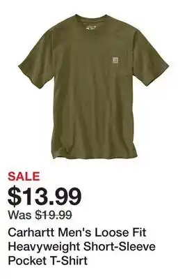 Tractor Supply Company Carhartt Men's Loose Fit Heavyweight Short-Sleeve Pocket T-Shirt offer