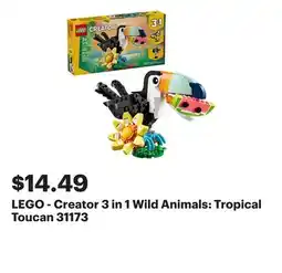Best Buy LEGO - Creator 3 in 1 Wild Animals: Tropical Toucan 31173 offer