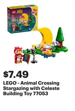 Best Buy LEGO - Animal Crossing Stargazing with Celeste Building Toy 77053 offer