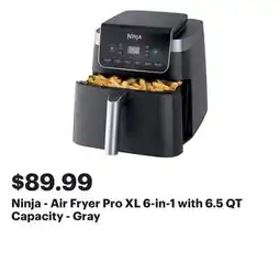 Best Buy Ninja - Air Fryer Pro XL 6-in-1 with 6.5 QT Capacity - Gray offer