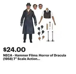 Best Buy NECA - Hammer Films: Horror of Dracula (1958) 7 Scale Action Figure - Van Helsing offer
