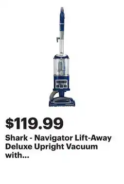 Best Buy Shark - Navigator Lift-Away Deluxe Upright Vacuum with Anti-Allergen Complete Seal - Blue offer