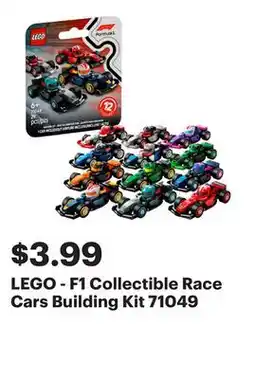 Best Buy LEGO - F1 Collectible Race Cars Building Kit 71049 offer
