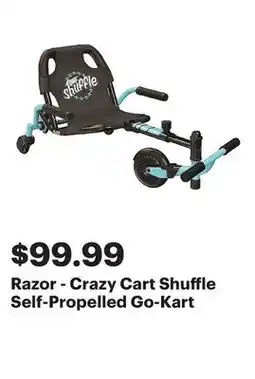 Best Buy Razor - Crazy Cart Shuffle Self-Propelled Go-Kart offer