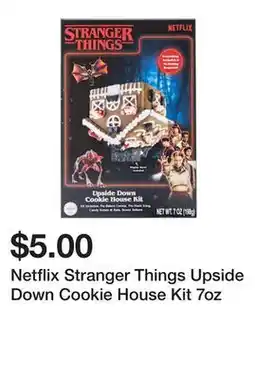 Five Below Netflix Stranger Things Upside Down Cookie House Kit 7oz offer