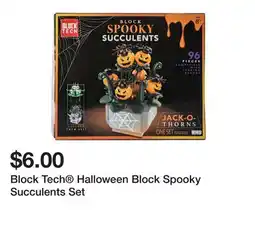 Five Below Block Tech Halloween Block Spooky Succulents Set offer