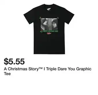 Five Below A Christmas Story I Triple Dare You Graphic Tee offer