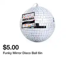 Five Below Funky Mirror Disco Ball 6in offer