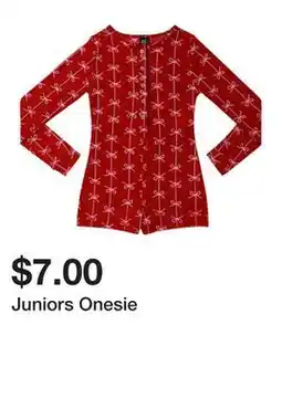 Five Below Juniors Onesie offer