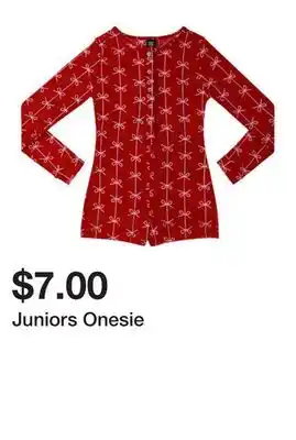 Five Below Juniors Onesie offer