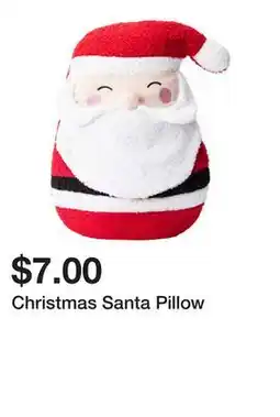 Five Below Christmas Santa Pillow offer