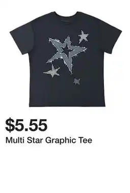 Five Below Multi Star Graphic Tee offer
