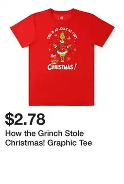 Five Below How the Grinch Stole Christmas! Graphic Tee offer