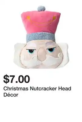 Five Below Christmas Nutcracker Head Décor offer