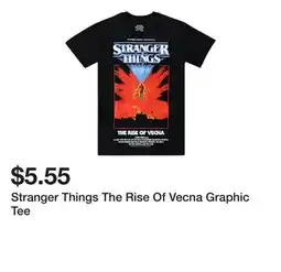 Five Below Stranger Things The Rise Of Vecna Graphic Tee offer