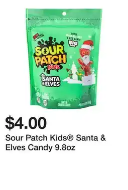 Five Below Sour Patch Kids Santa & Elves Candy 9.8oz offer